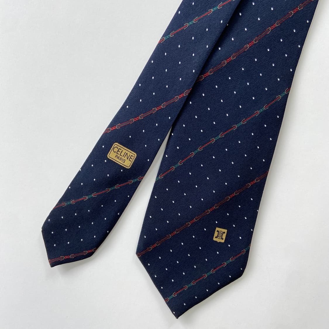 셀린느(celine) 심플로고 명품 정품 넥타이 7.7cm 상품이미지2