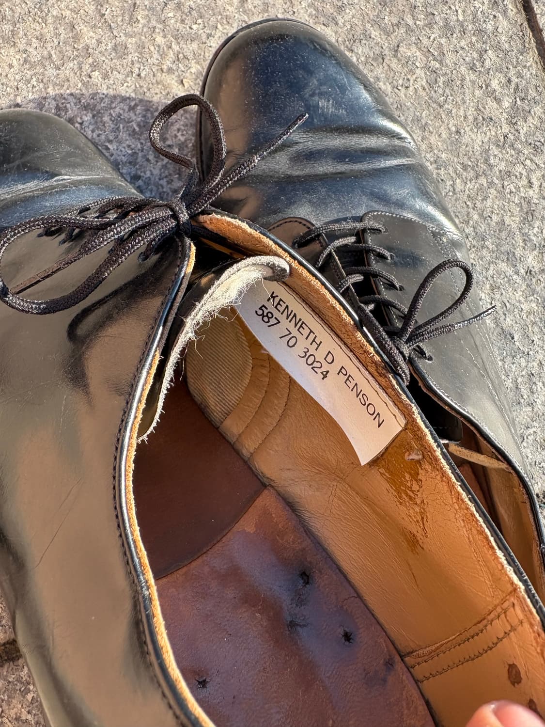 오리지널 70s usn 미해군 서비스 슈즈 상품이미지3