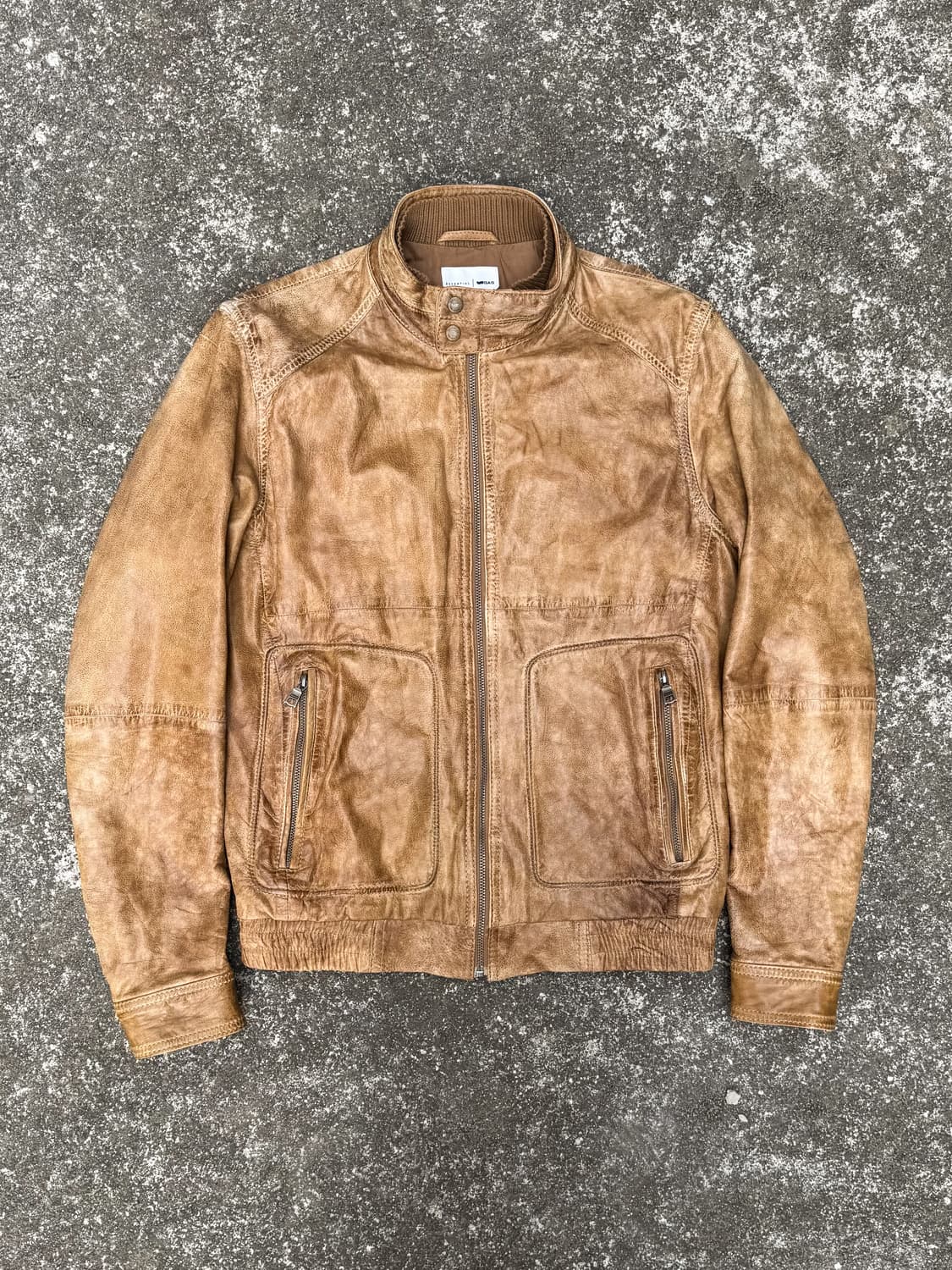 Vintage GAS Goatskin Leather Jacket 상품이미지5