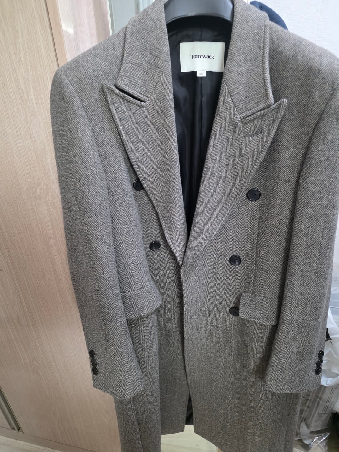 토니웩 23FW 헤링본코트 상품이미지1