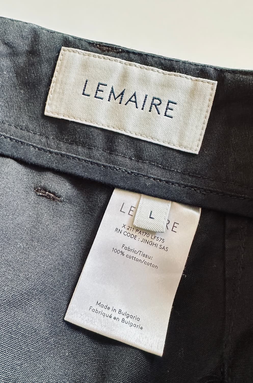 르메르 테일러드 벨티드 쇼츠 블랙 L사이즈 신품급 유니섹스 트위스트 상품이미지2