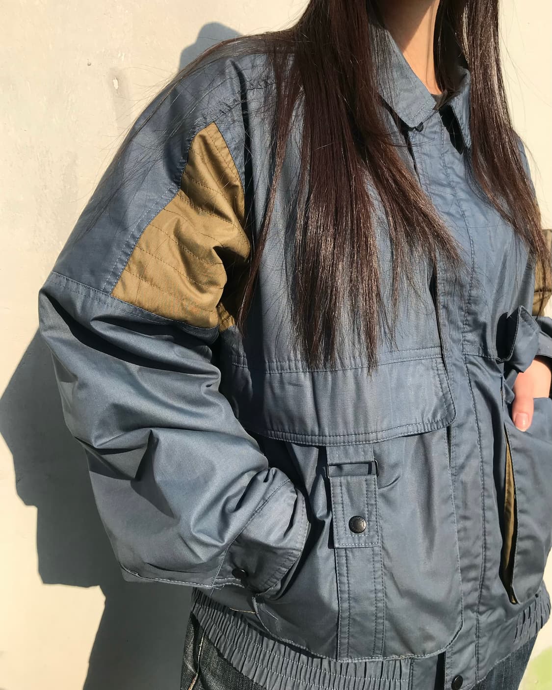 크로커다일 투톤 워크 자켓 상품이미지3