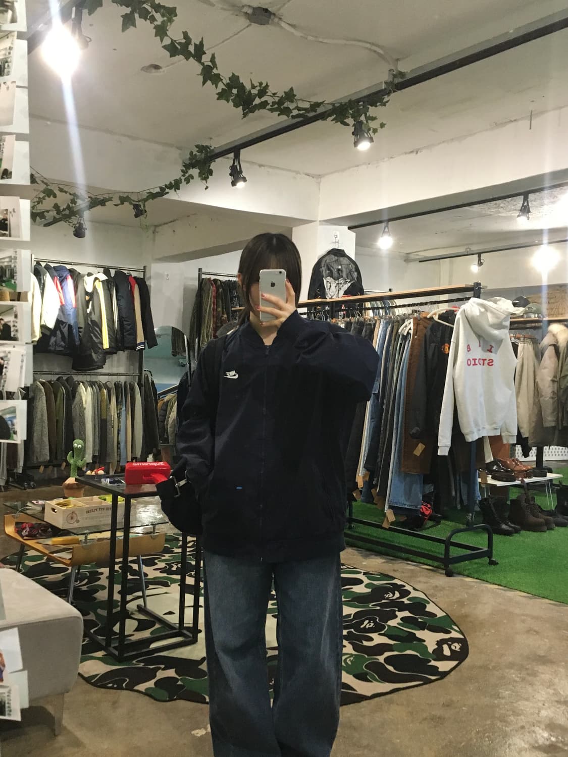 나이키 바람막이 블루종 자켓 네이비 상품이미지9