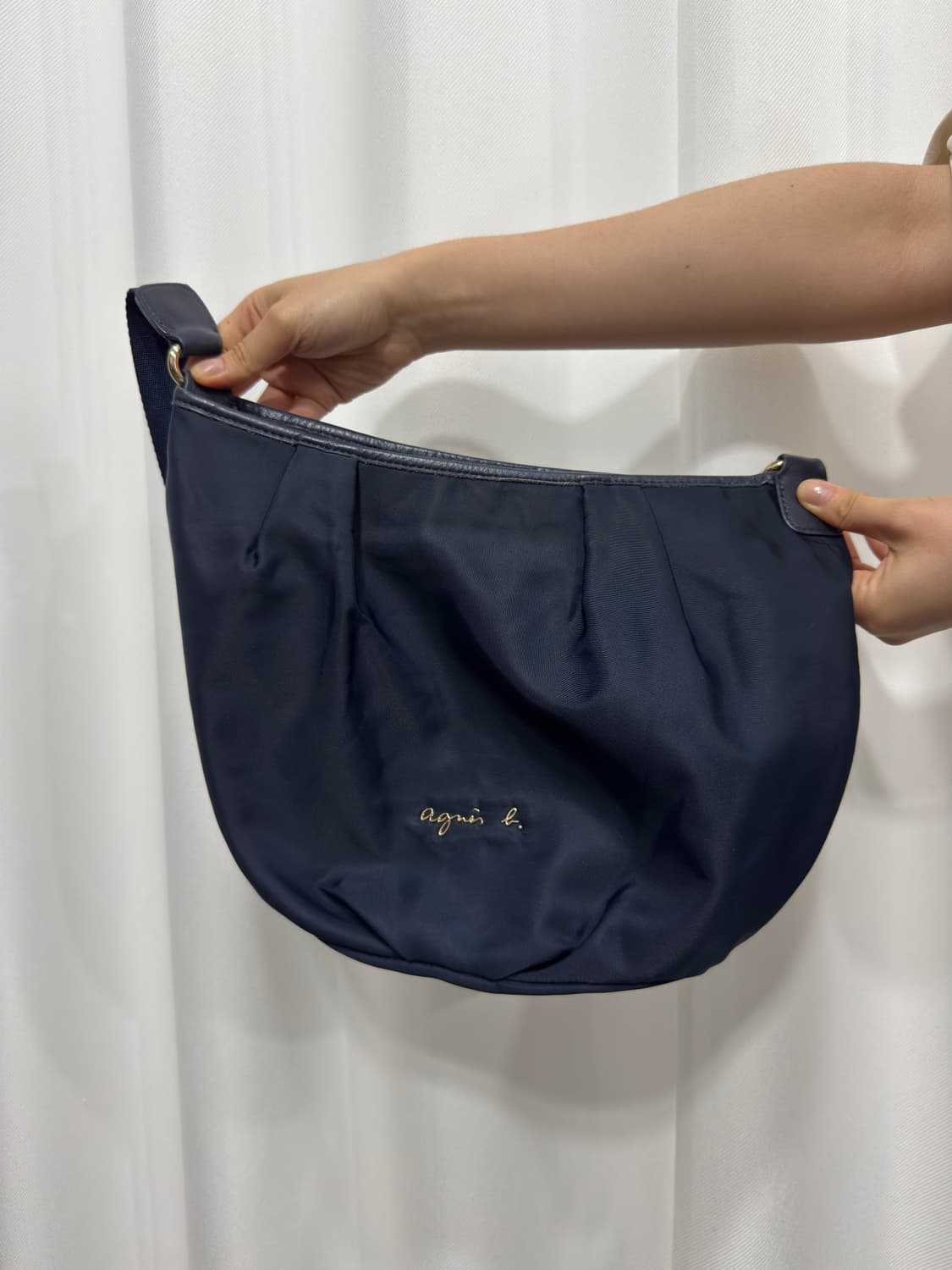 agnes b navy crossbag 상품이미지2