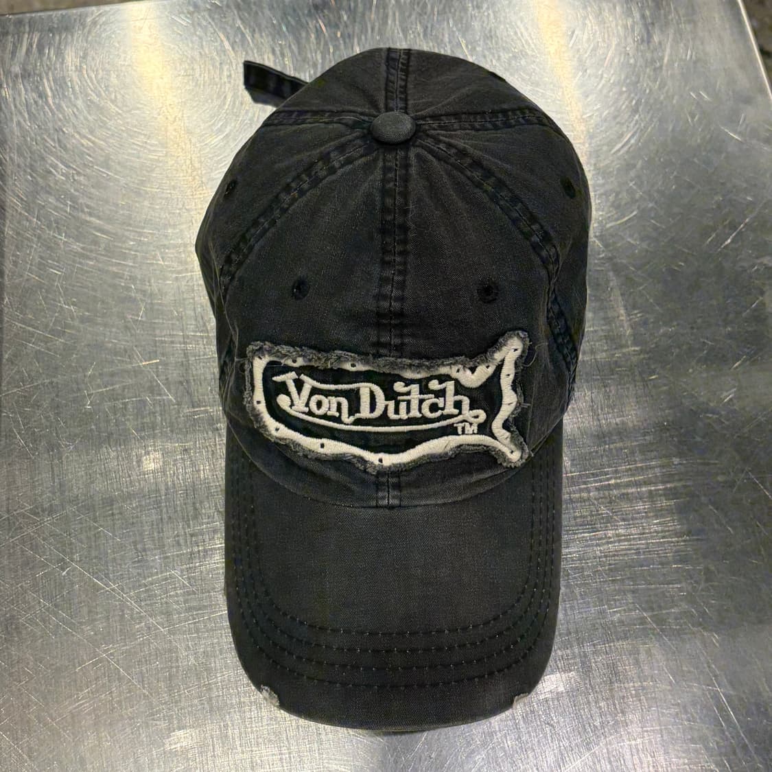 vondutch 본더치 데미지 자수 볼캡 상품이미지2