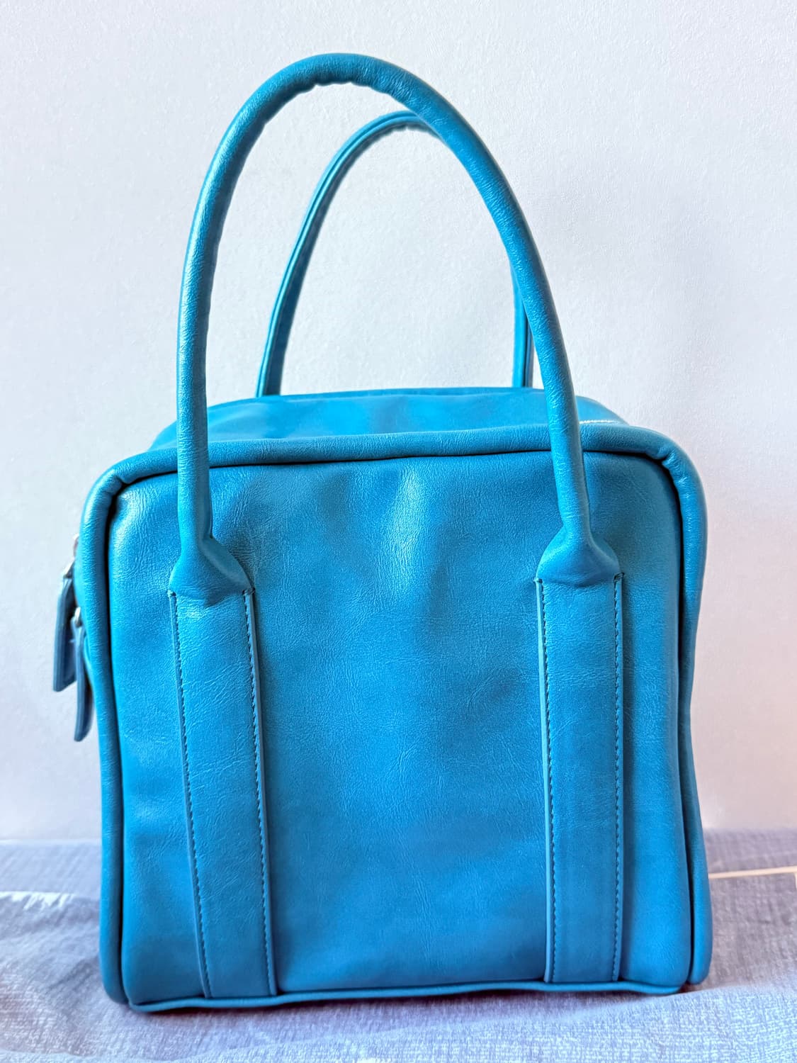 여밈 미니박스백 아쿠아 상품이미지1