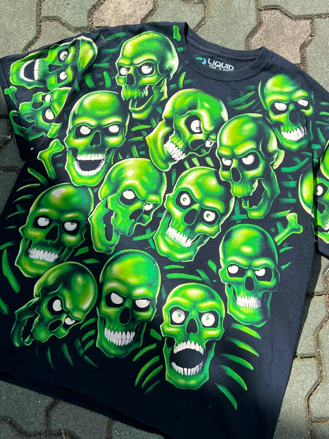 2010s Liquid Blue Skull Pile Reissue  상품이미지2