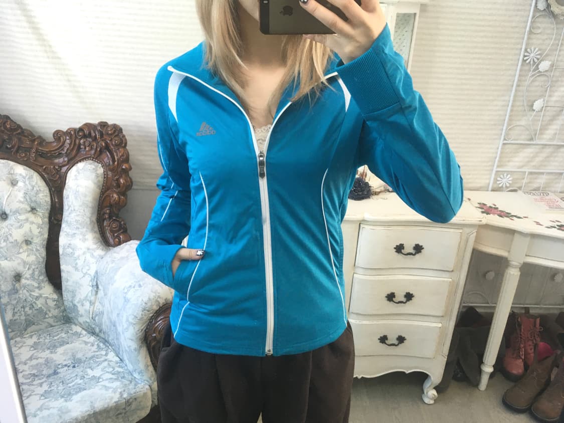 일본빈티지 아디다스 아쿠아 민트 저지 상품이미지1