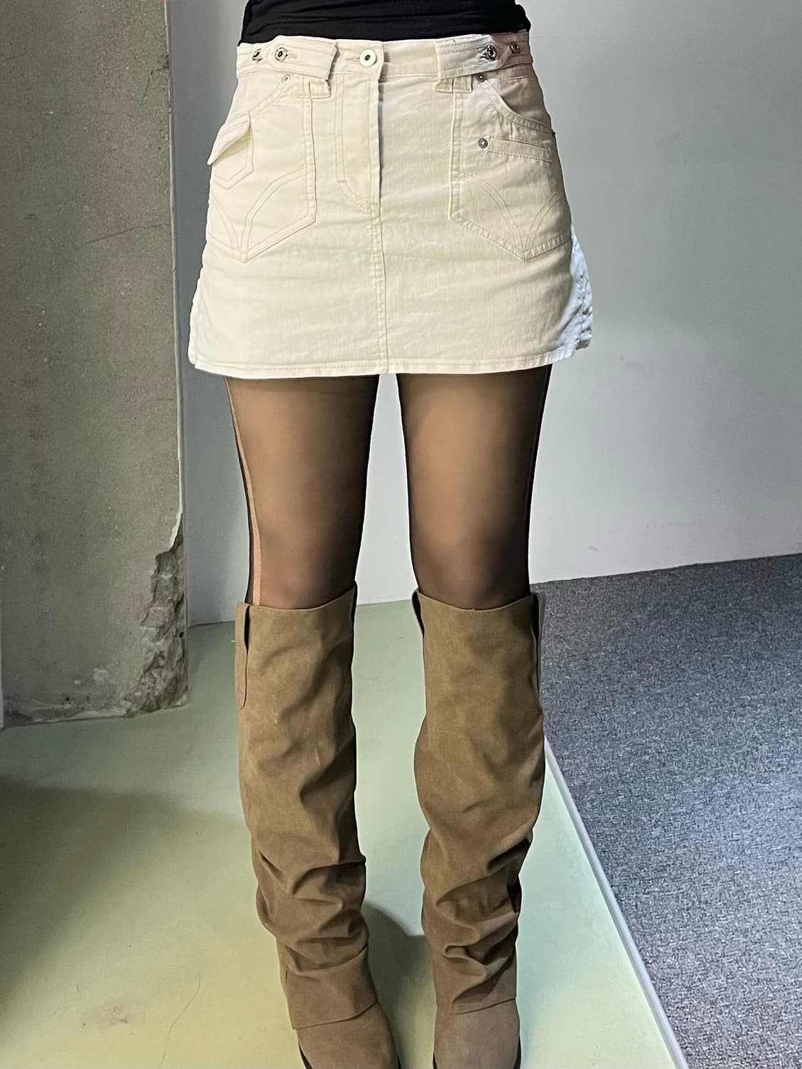 돌체앤가바나 y2k D&G 미니 스커트 상품이미지2