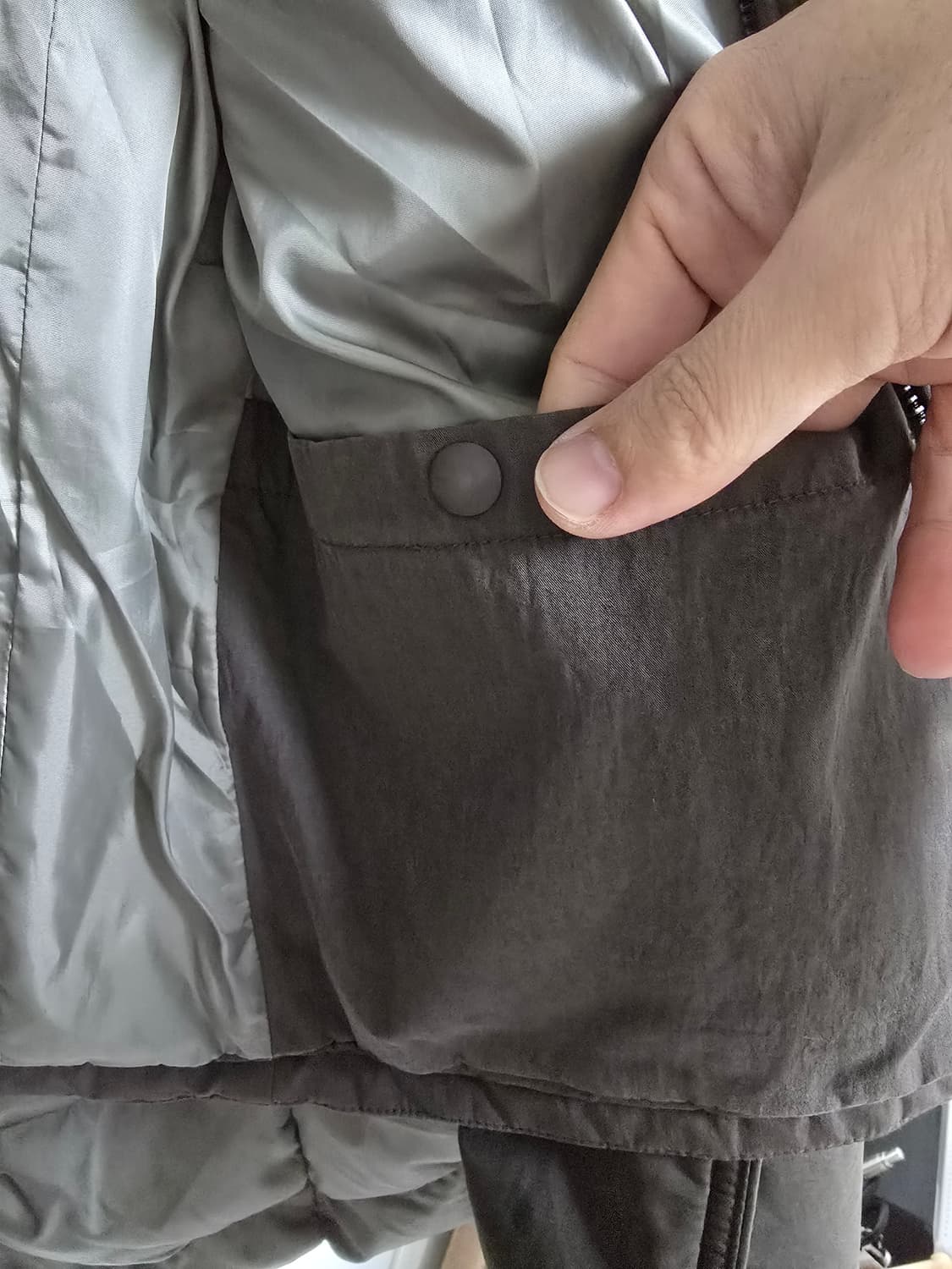 Series 시리즈 양털카라 왁싱 구스다운 코트 95사이즈 상품이미지8