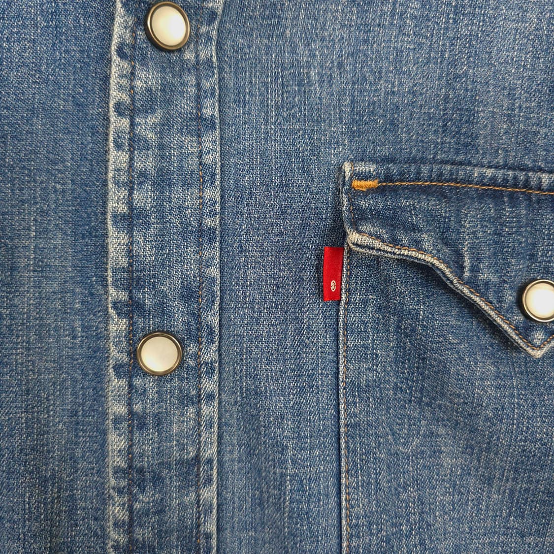 리바이스 Levis 웨스턴 클래식 데님 셔츠 M(95) 상품이미지5