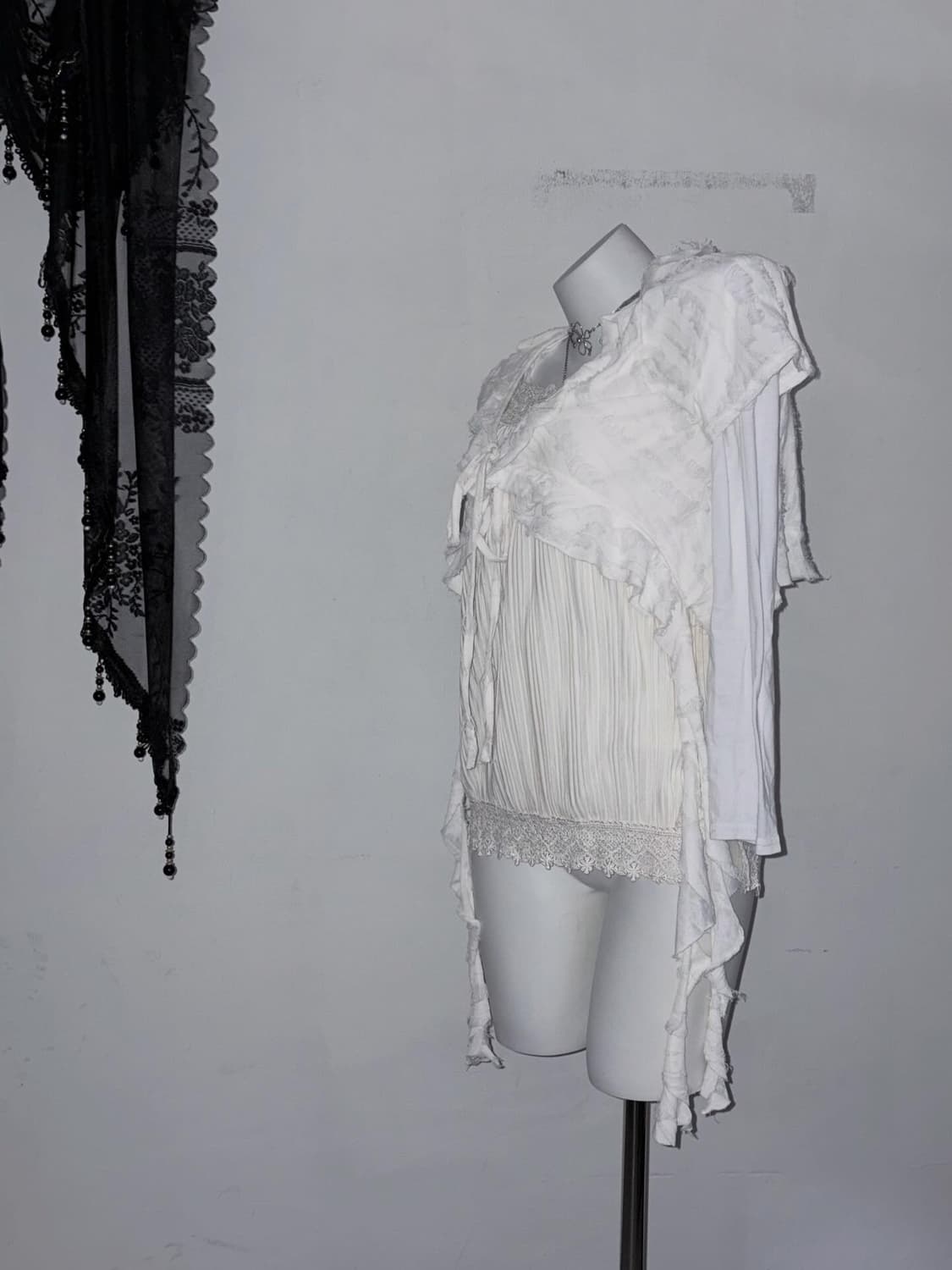 페어리그런지 3pcs 드레이프 대미징 천사깔 상품이미지3