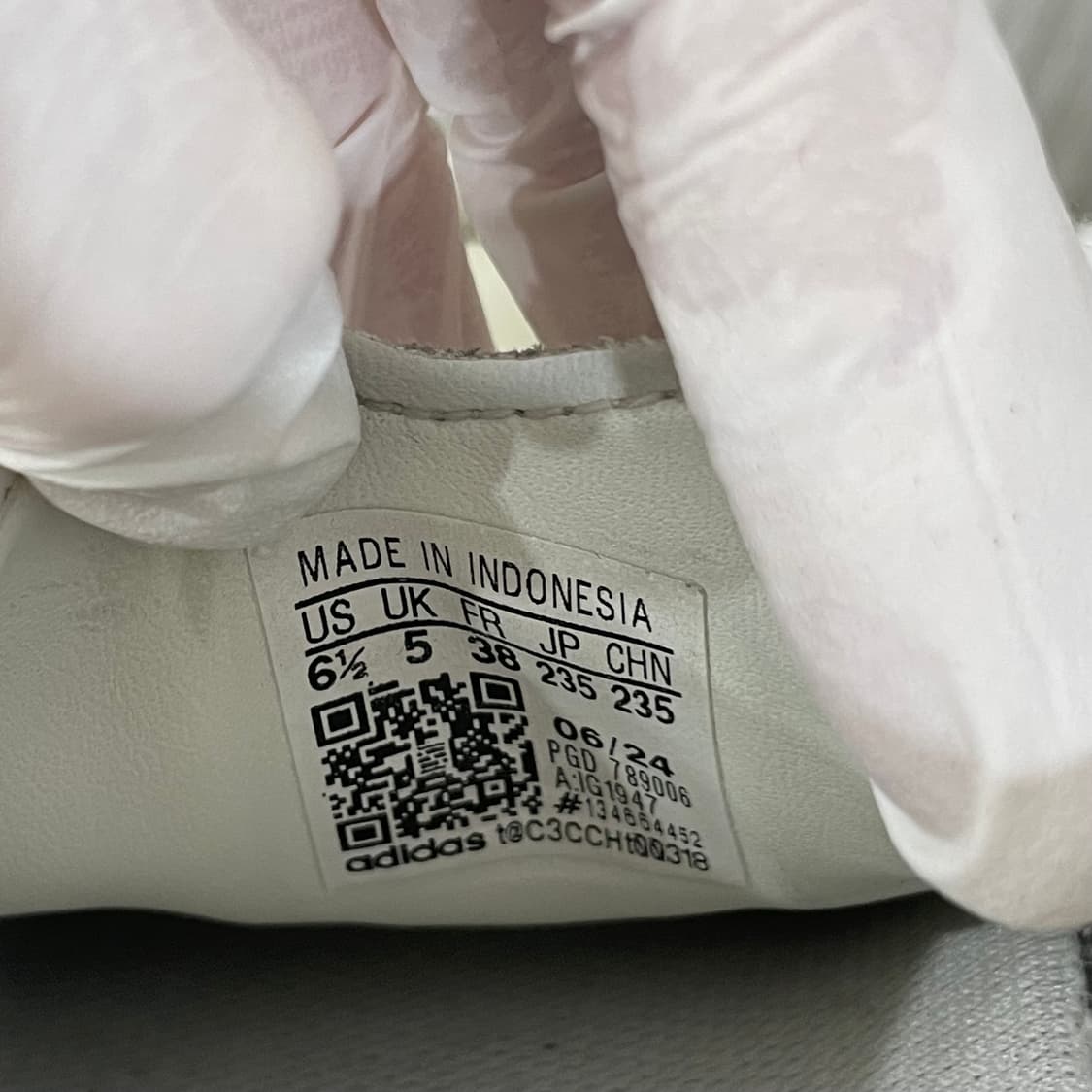 789) 아디다스 삼바 W 화이트 라이트그린 235mm 상품이미지8