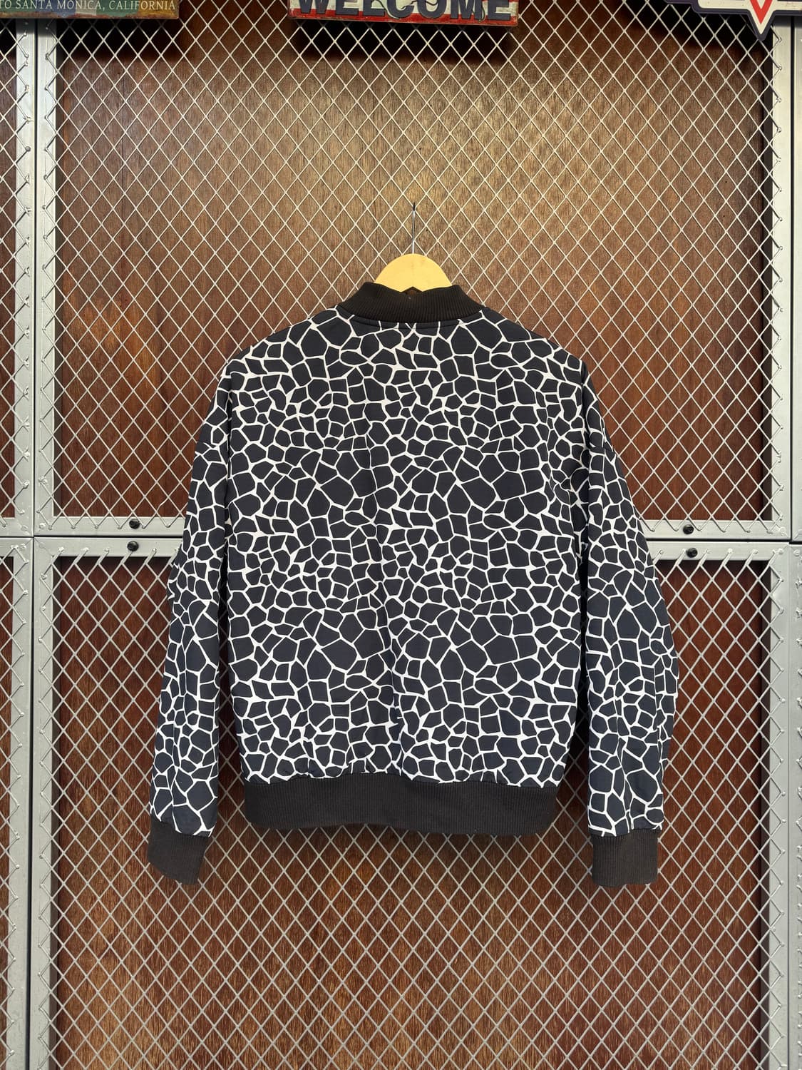 아디다스 애니멀 패턴 블루종 봄버 자켓 M 상품이미지5