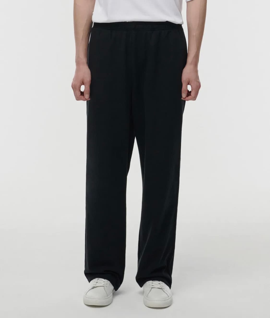 무신사 스탠다드 라운지 스웨트 팬츠 블랙 L 상품이미지1