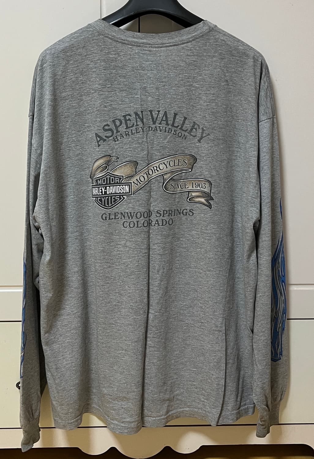 00‘s 빈티지 할리데이비슨 롱슬리브 티셔츠 상품이미지2