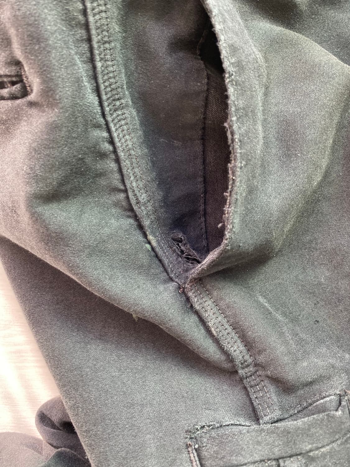 ~80s 르 라부어 프렌치 몰스킨 워크 팬츠 블랙 34 상품이미지8