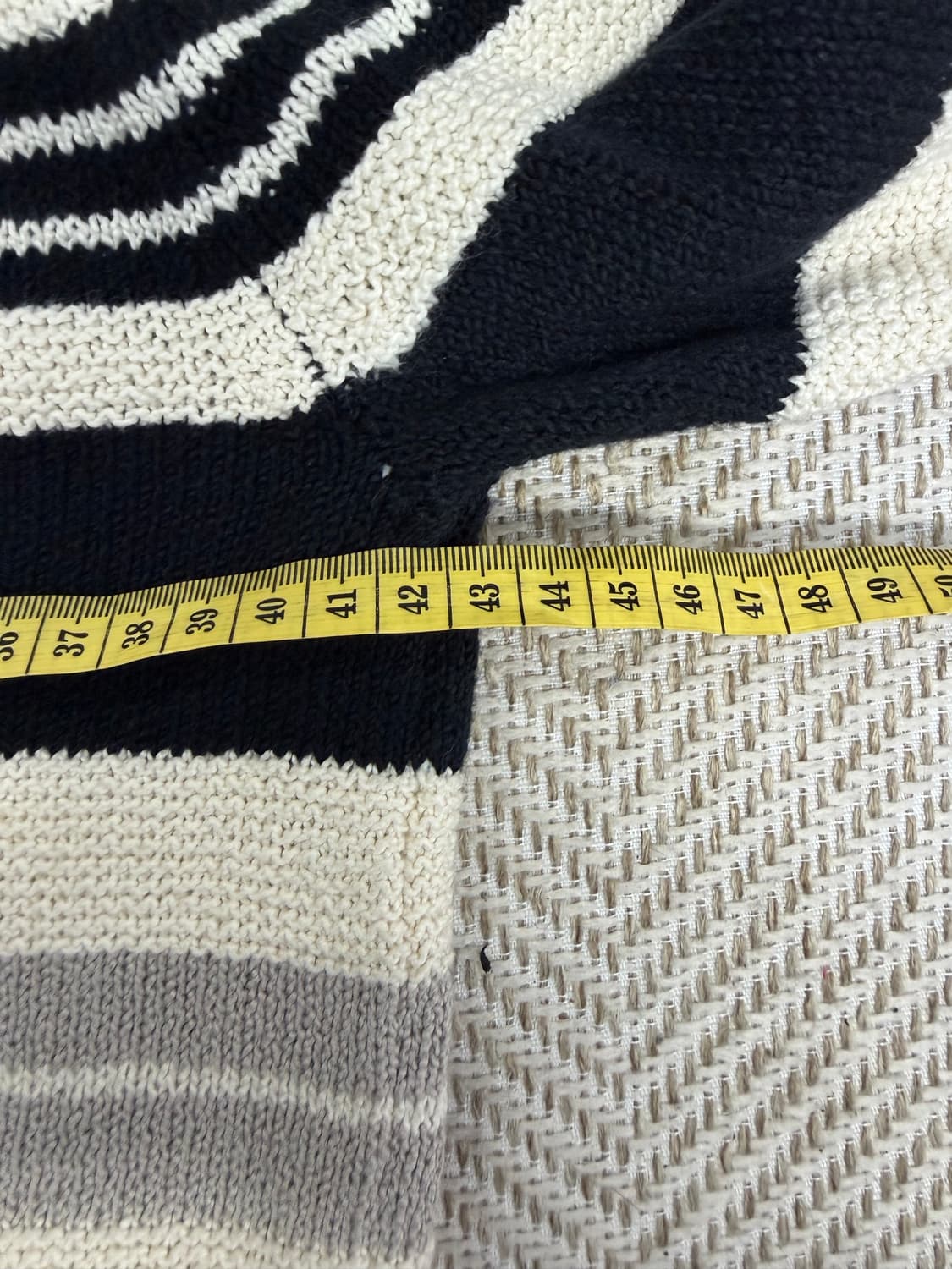 정품) COS 코스 스트라이프 니트 가디건 XS 상품이미지9