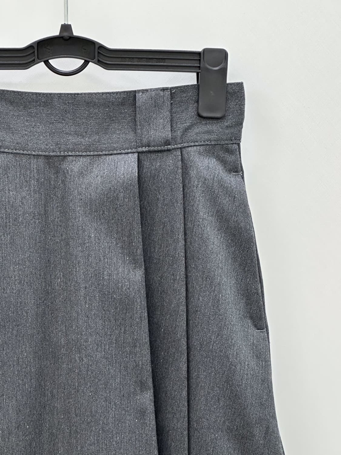 danton / 단톤 플리츠 스커트 34size  [챠콜] 상품이미지4