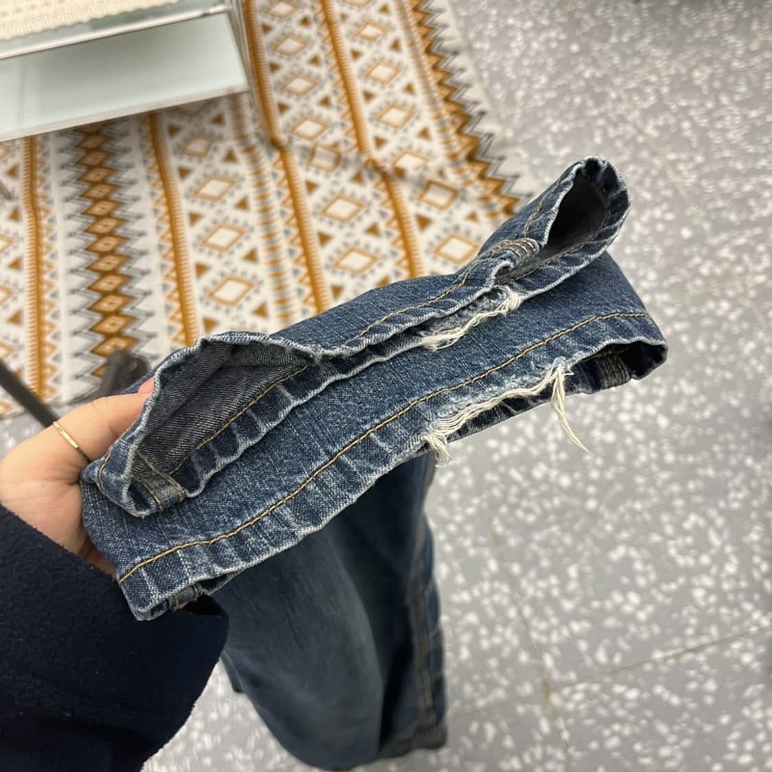 리바이스 카펜터 사이드 포켓 빈티지 워크 데님팬츠 31인치 C10607 상품이미지7