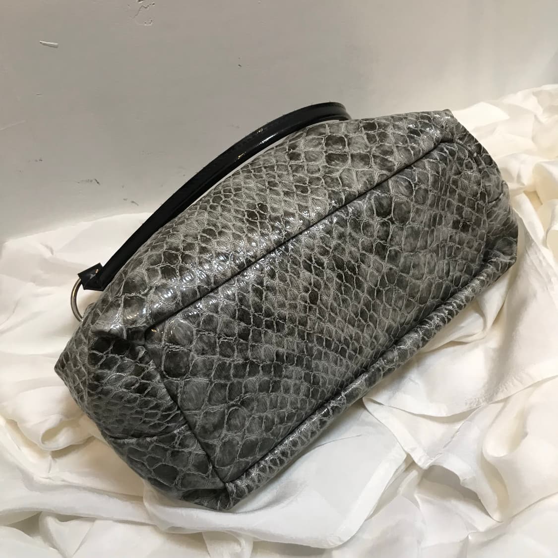 Vintage 빈티지 갸루 펑크 악어패턴 숄더백 토트백 상품이미지7