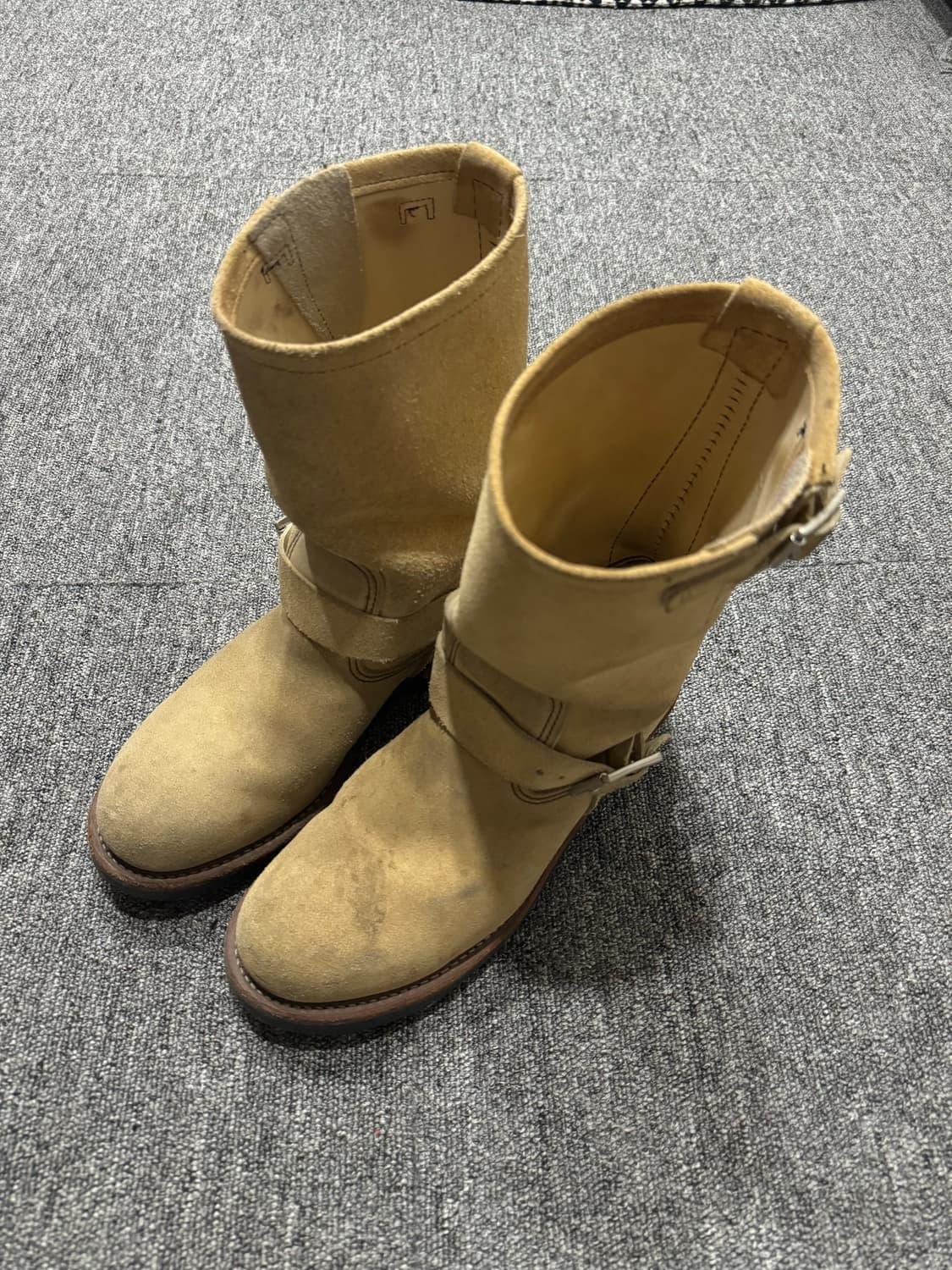 9D) 레드윙 8268 러프아웃 카멜스웨이드 엔지니어부츠 270 상품이미지4