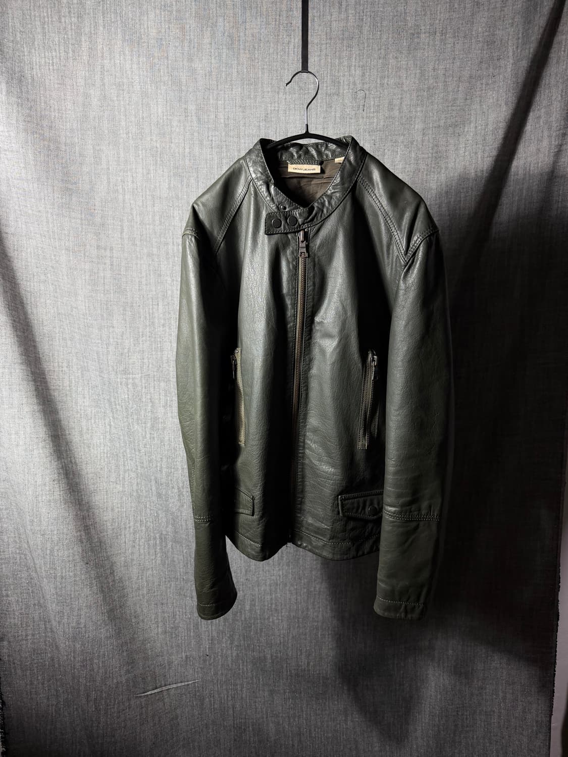 DKNY 램스킨 레더자켓 상품이미지1