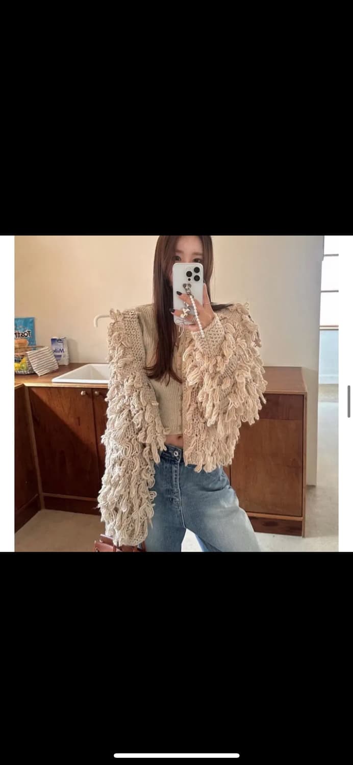  매그놀리아 수술 가디건 상품이미지5