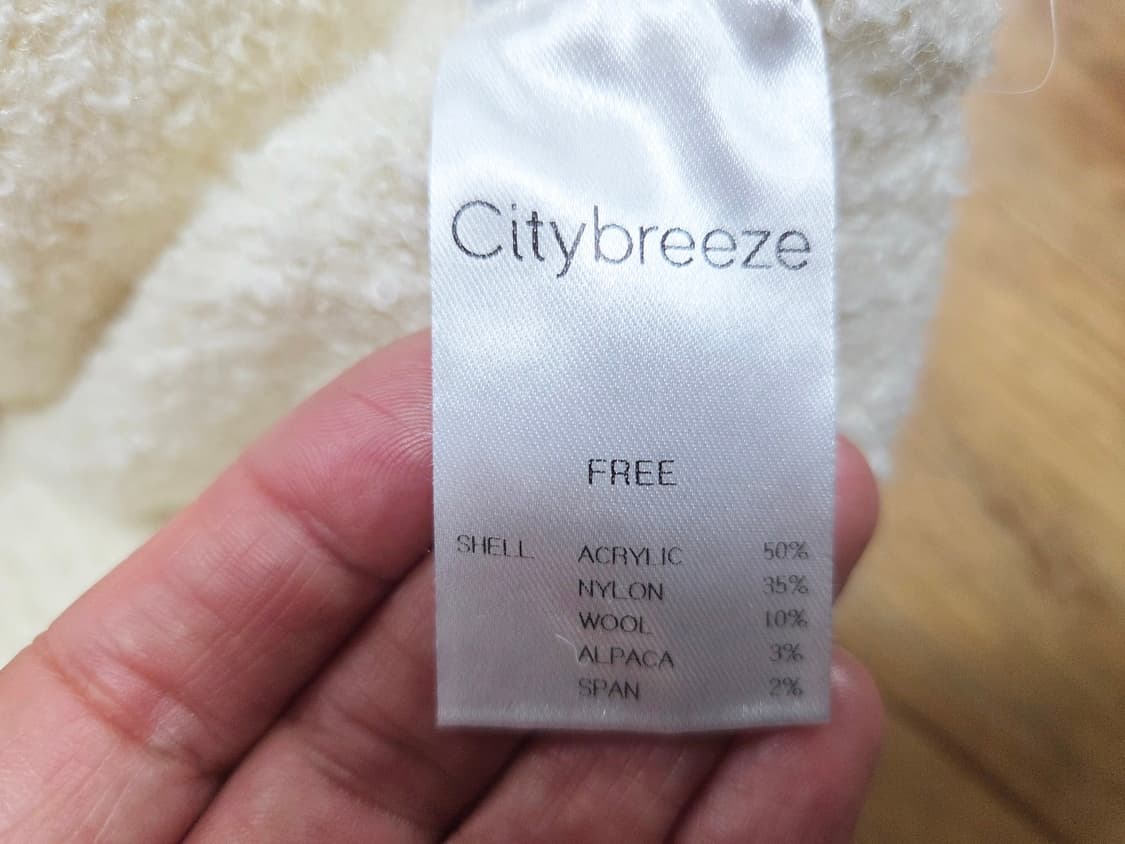 시티브리즈(CTBRZ) 알파카 울 부클니트 프리사이즈 상품이미지4