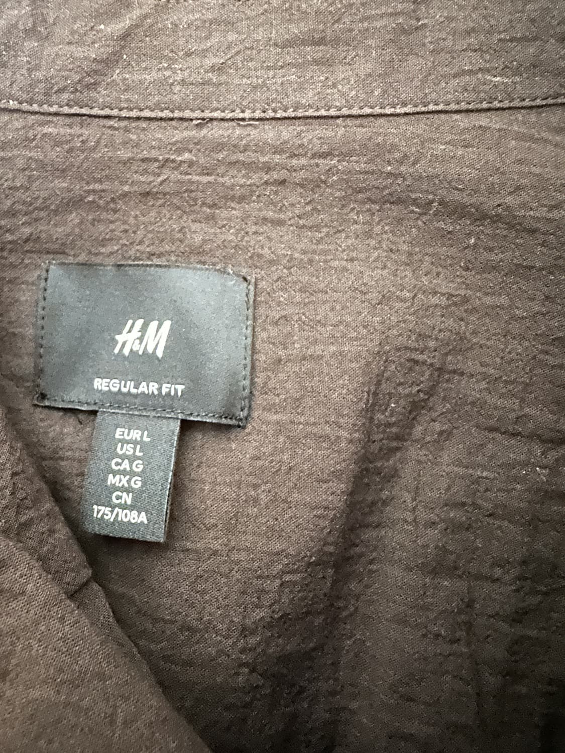 에이치엔앰 H&M 캠프 셔츠 레귤러핏 (105)   상품이미지10