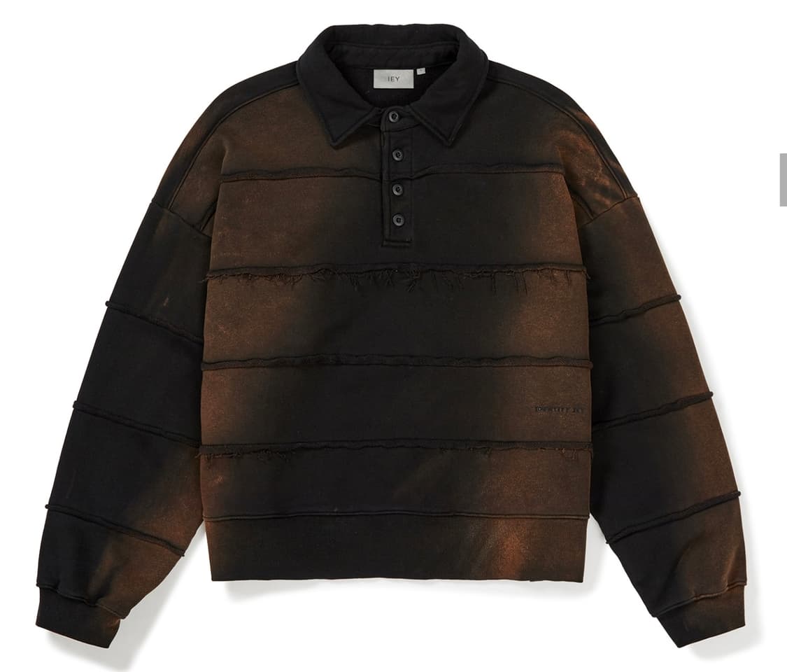 [M] 이에이 맨투맨 블랙 상품이미지4