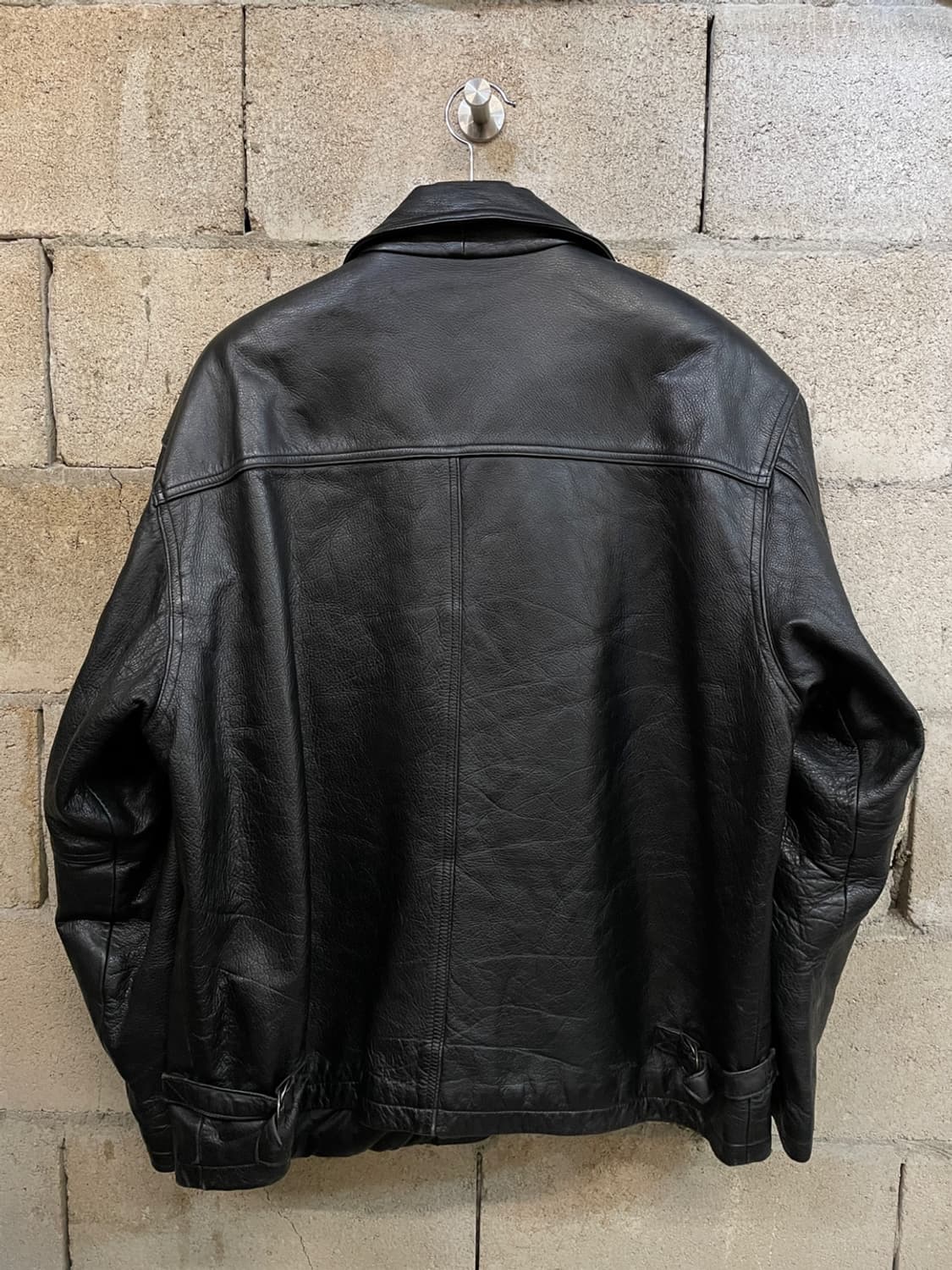 90s 아들러 소가죽 자켓  상품이미지4