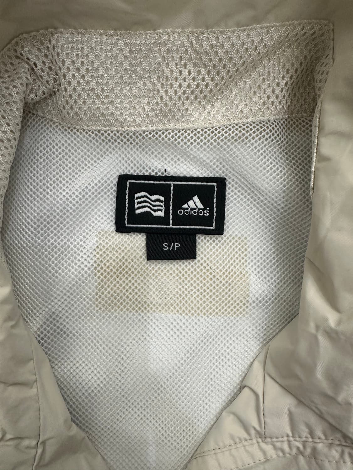 S)Adidas 빈티지 여성 투웨이 화이트 윈드 브레이커 상품이미지7