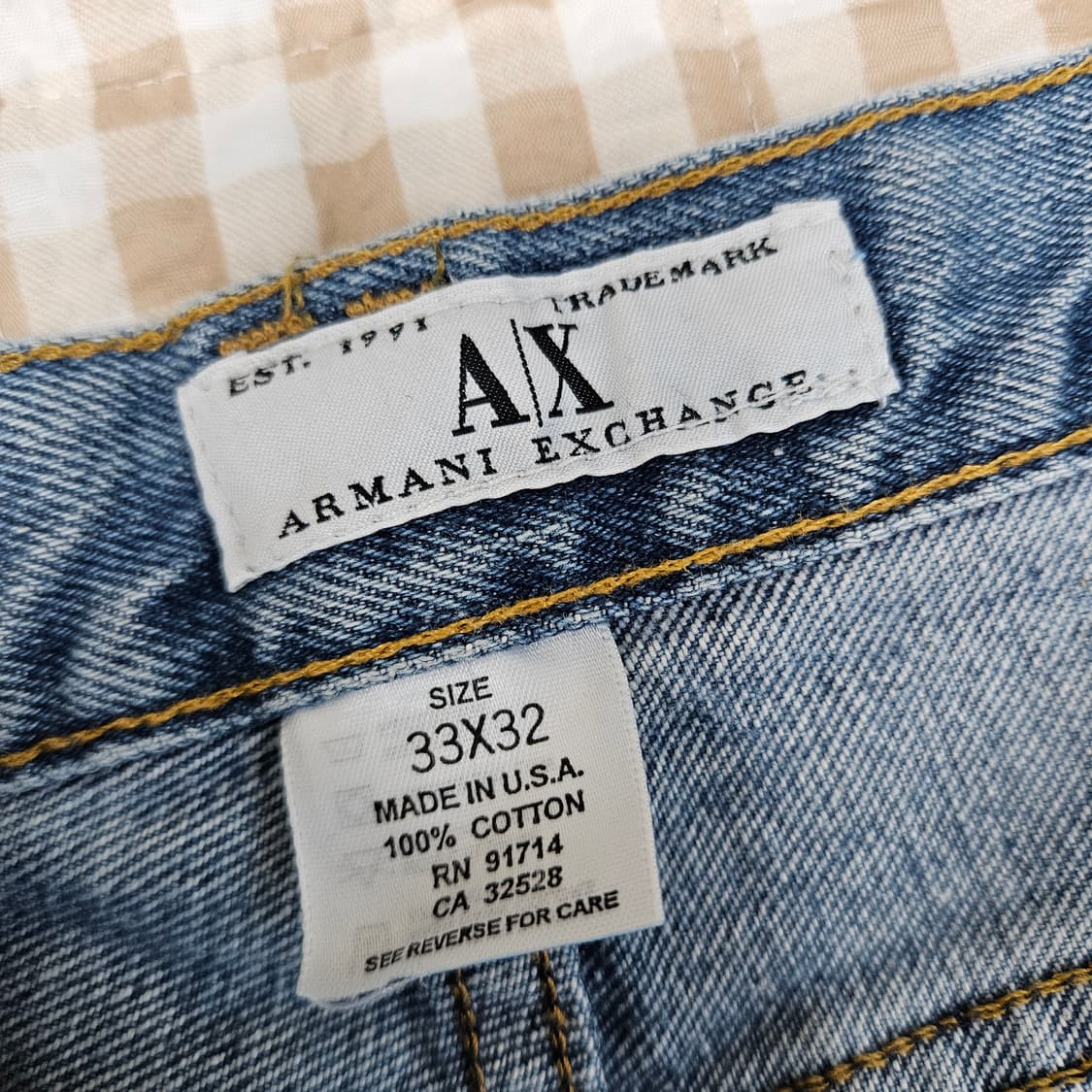 아르마니익스체인지 데님 청바지 남자33 상품이미지3