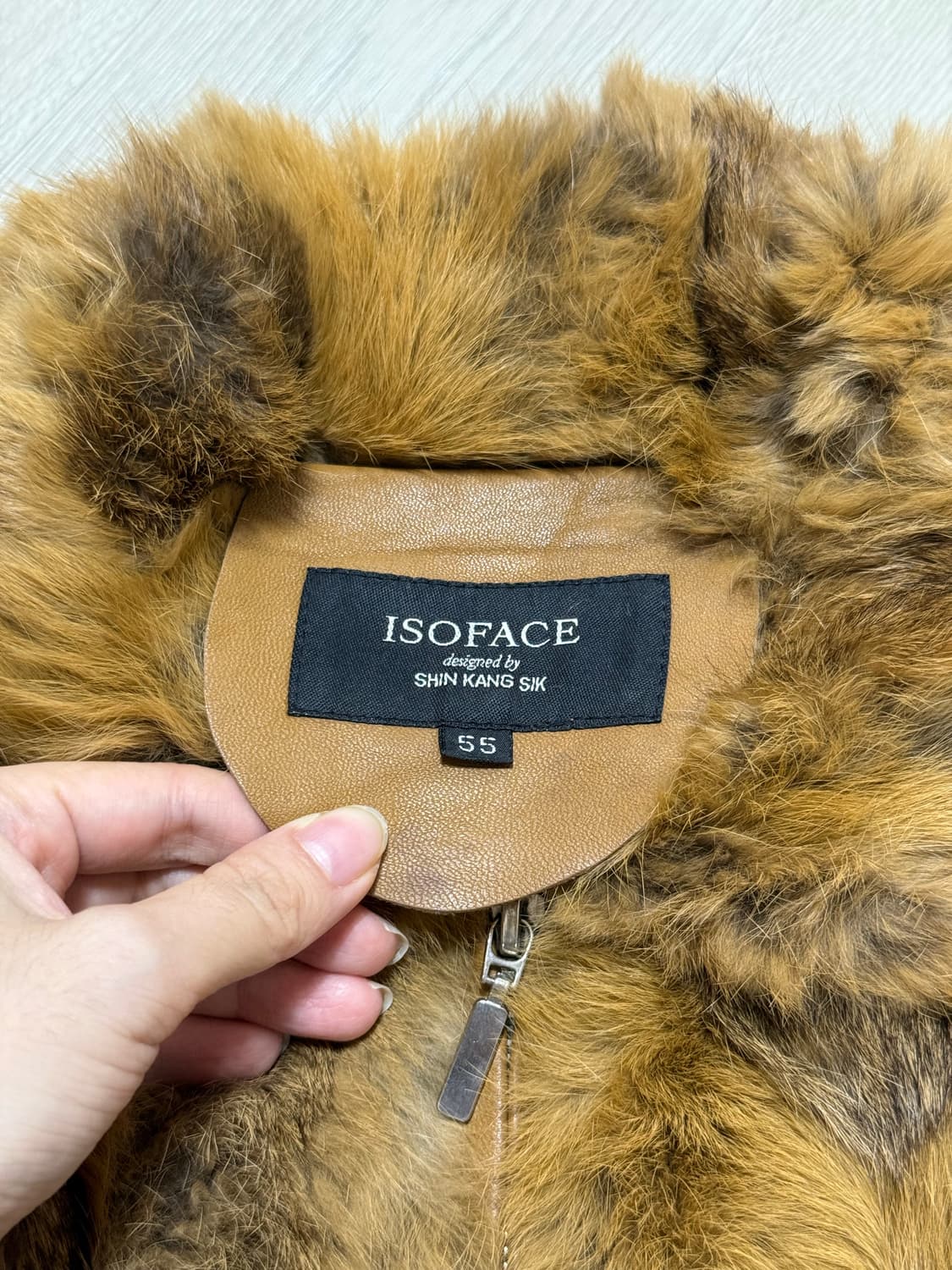 빈티지 리얼 레빗 퍼 양가죽 자켓 상품이미지5