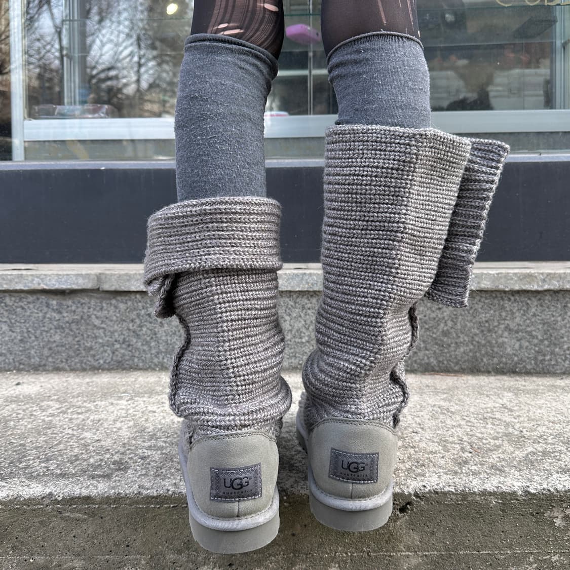 00s 그레이 니트 어그 카디 부츠 상품이미지7