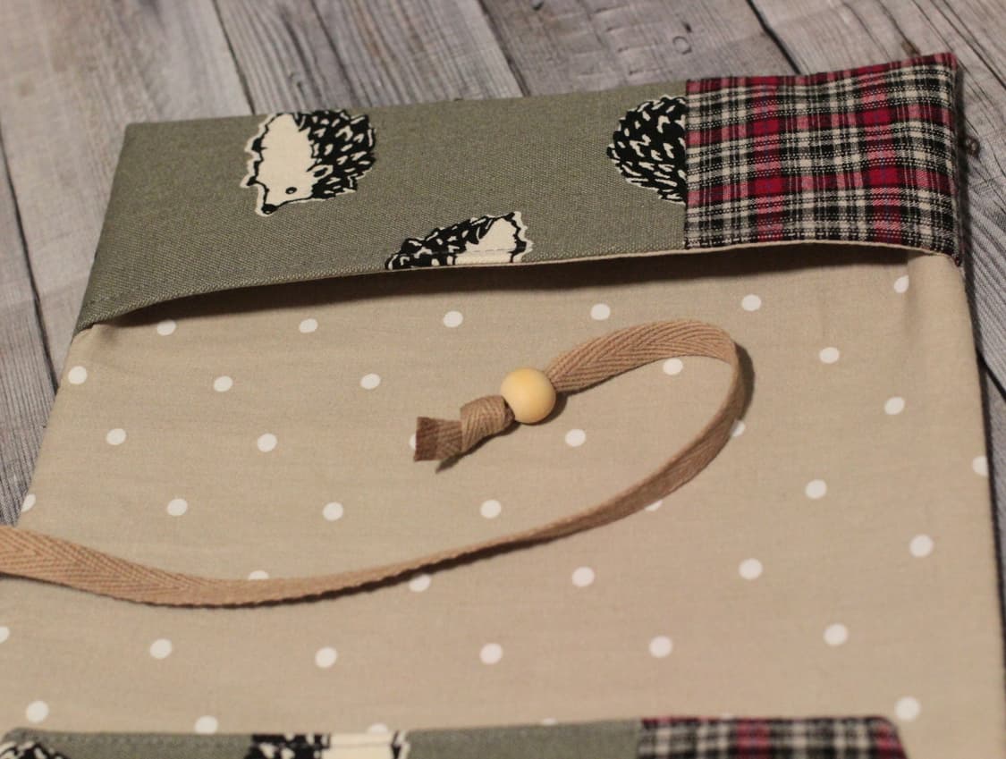 핸드메이드 고슴도치 무늬 북커버 상품이미지8