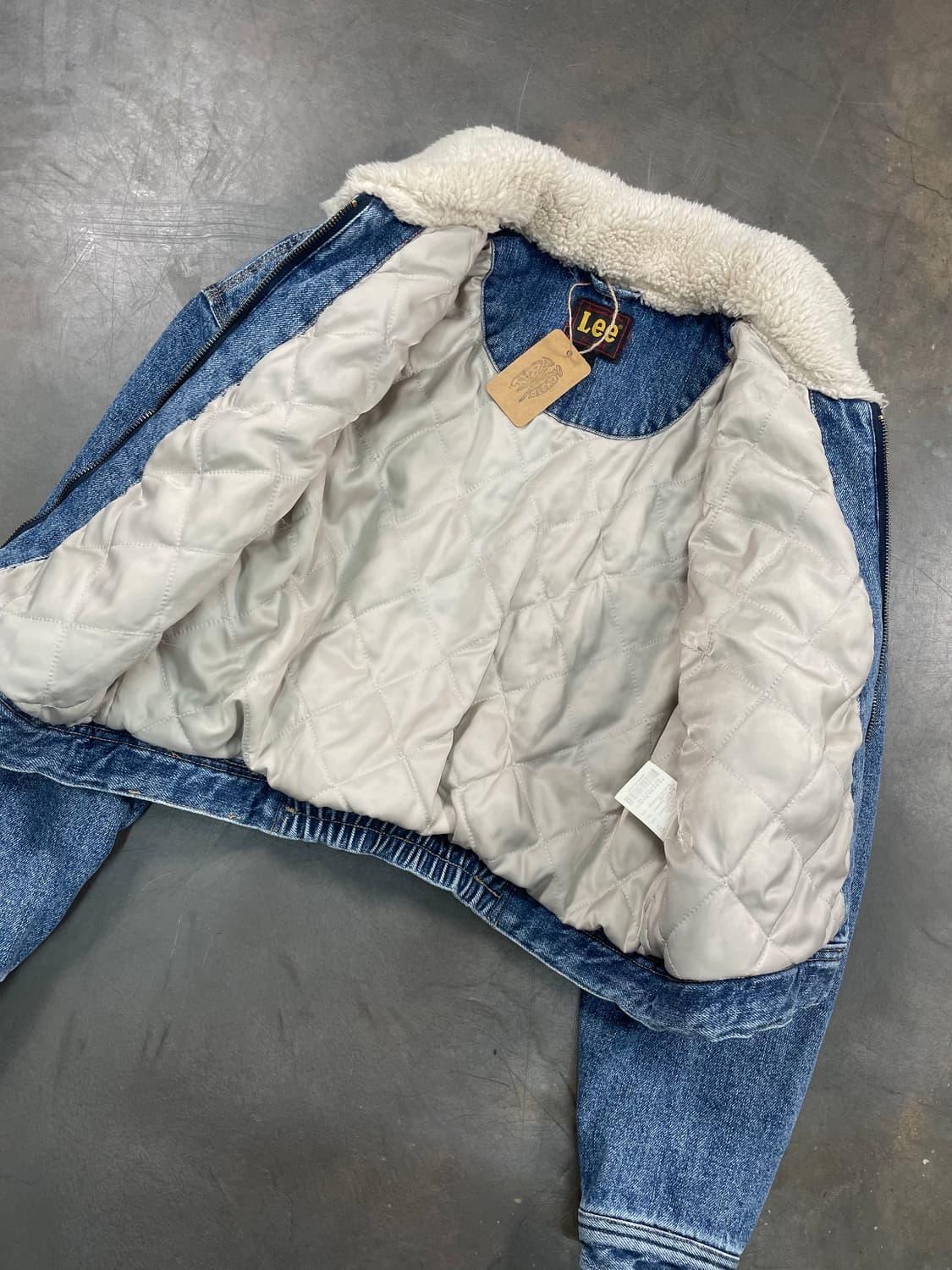 Lee 퍼 카라 크롭 데님 자켓 상품이미지3