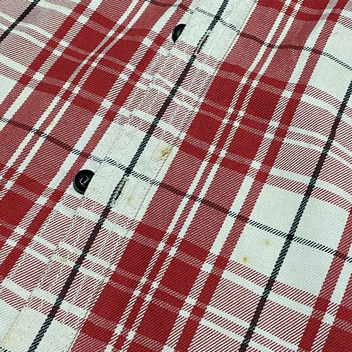 [XL] 리바이스 빈티지 해비웨이트 레드/화이트 체크 셔츠 상품이미지3