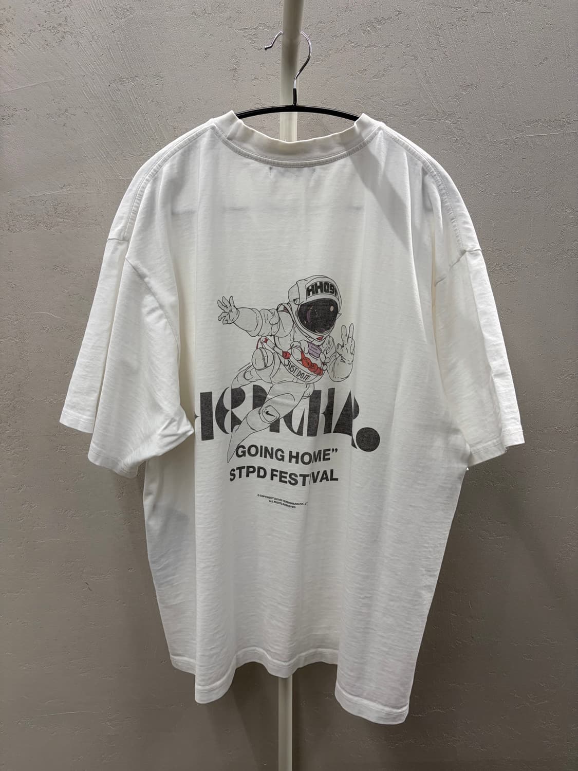 허비그하로 흰색 반팔 티셔츠 1 사이즈 상품이미지8