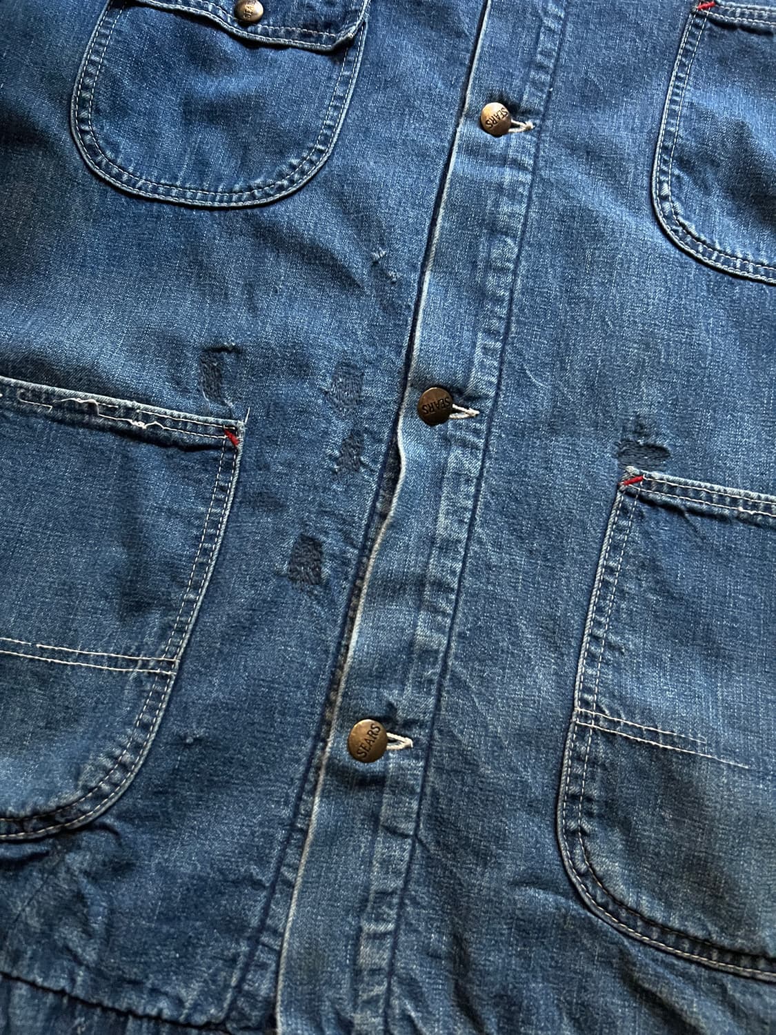 [XL]70's Sears 시어스 블랭킷 라이닝 데님 초어 자켓 상품이미지6