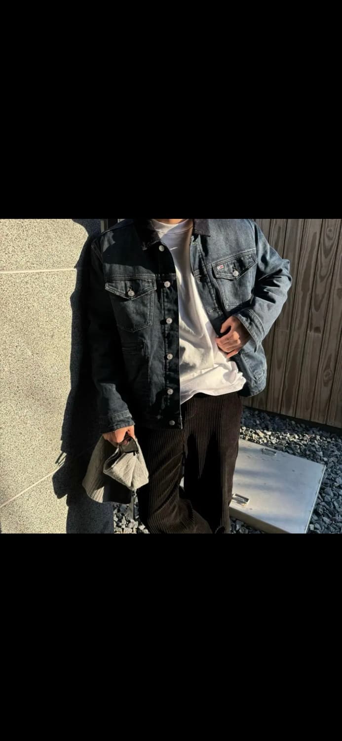 타미힐피거 타미진스 트러커 흑청자켓 L 상품이미지1