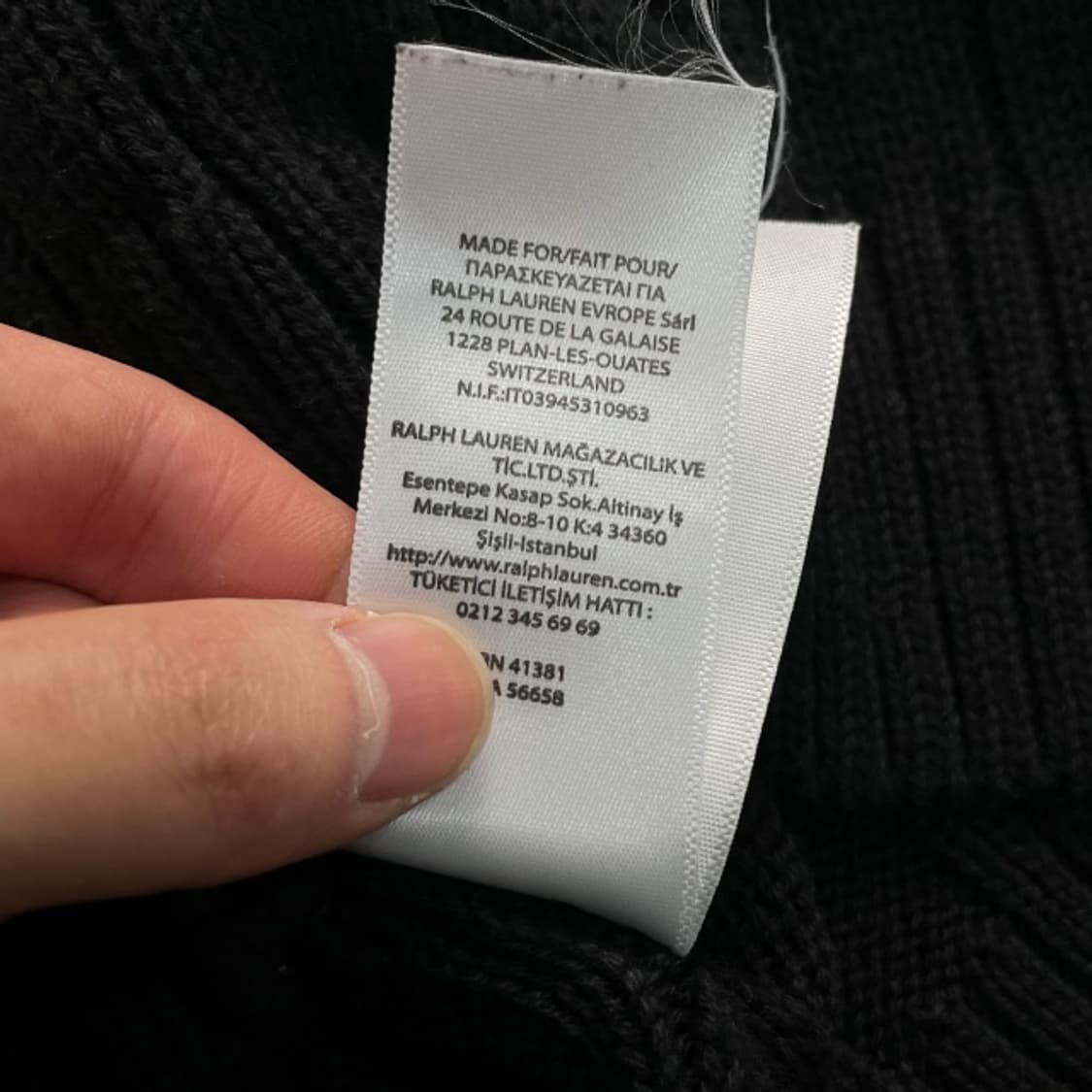 90 폴로 반팔 케이블 니트 상품이미지4