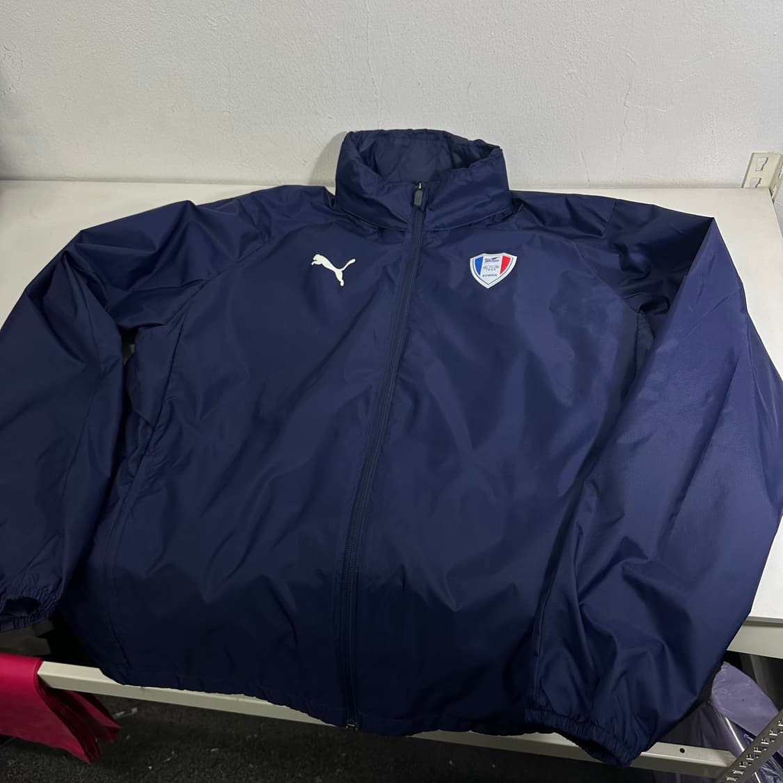 XL 푸마 수원삼성 블루윙즈 네이비 바람막이 상품이미지2