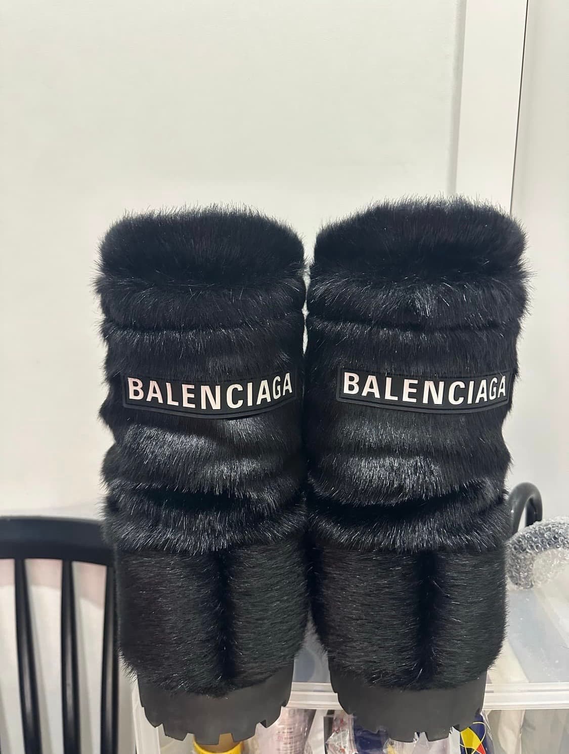 발렌시아가 알래스카 퍼 부츠 41-42 상품이미지3