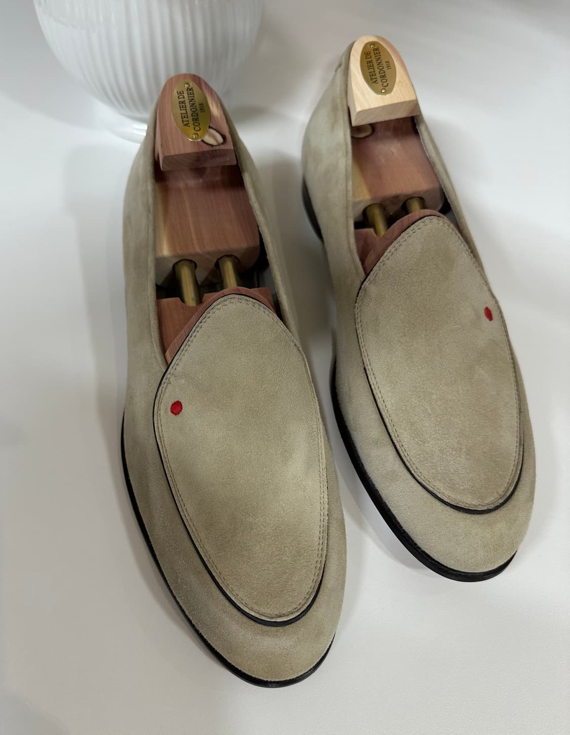 키톤 나폴리 시그니처 로고 클래식 스웨이드 로퍼 슈즈 새상품 상품이미지2