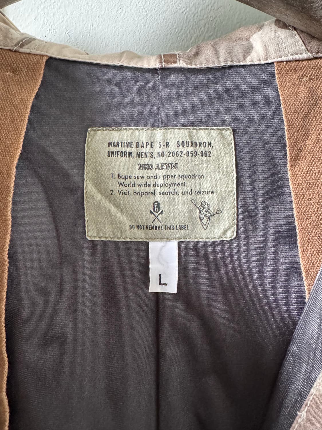 베이프 윈드스토퍼 피쉬테일 밀리터리 파카 상품이미지3