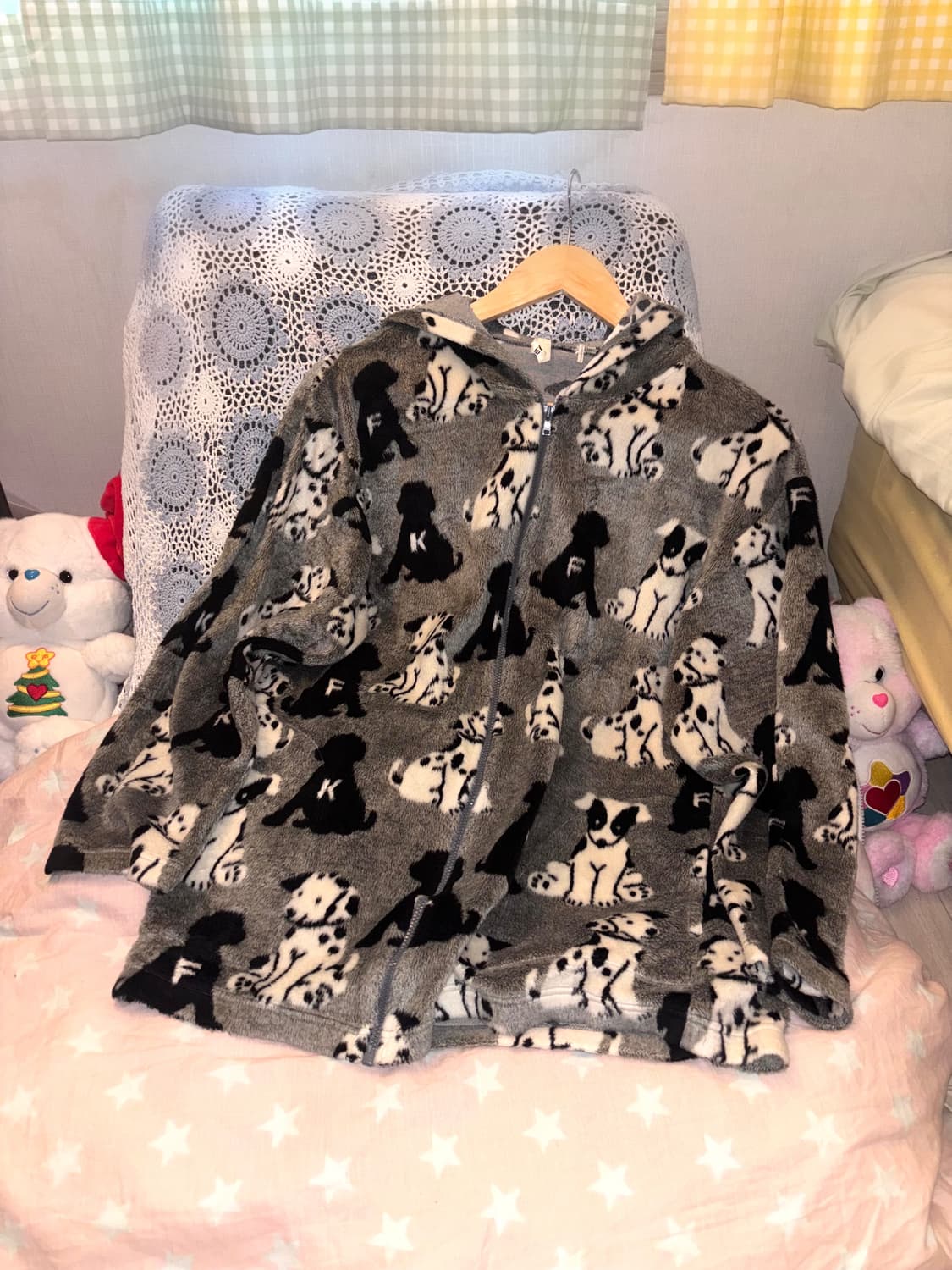 달마시안 후리스 후드집업 상품이미지1