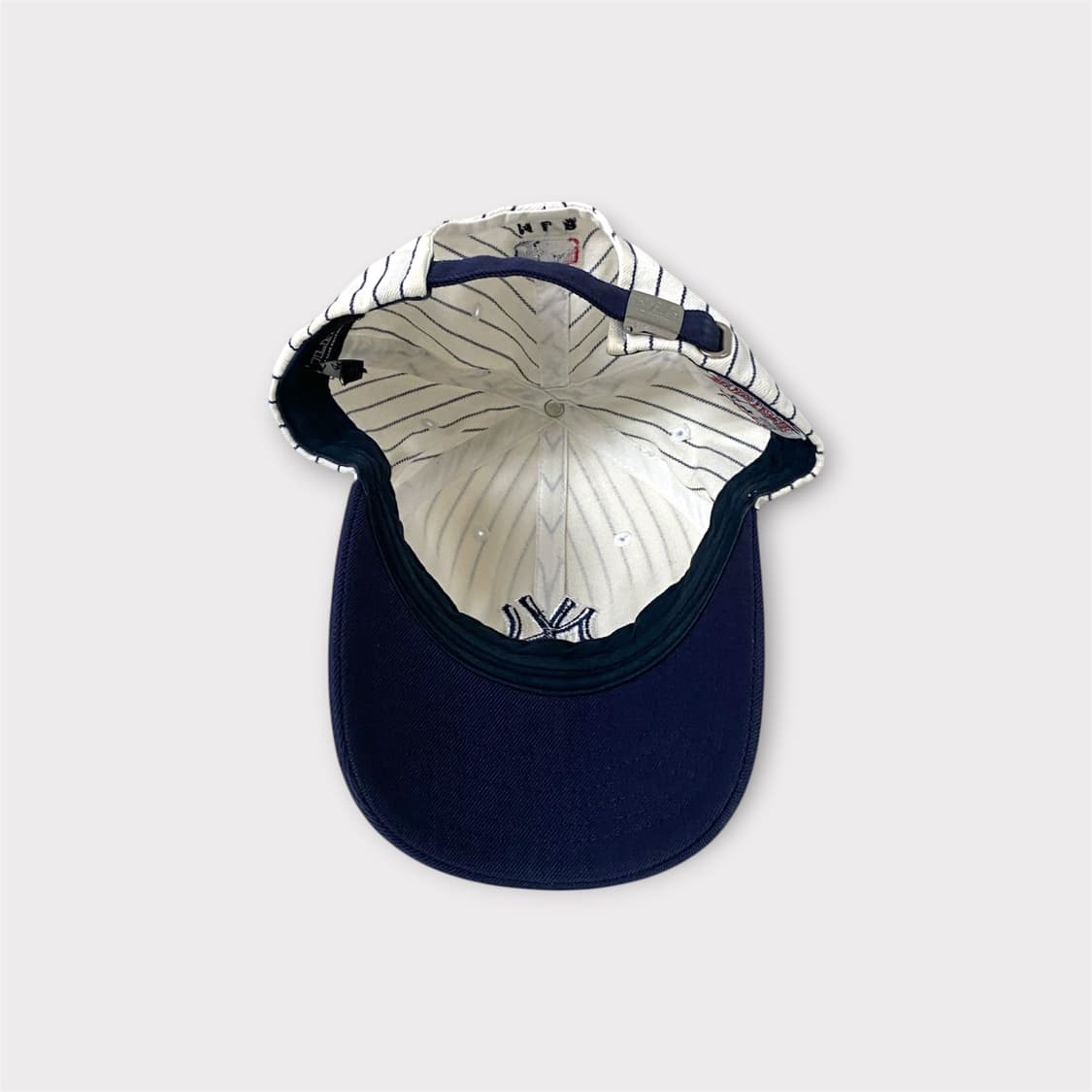 MLB 뉴욕양키스 스트라이프 볼캡 네이비 (1810) 상품이미지8