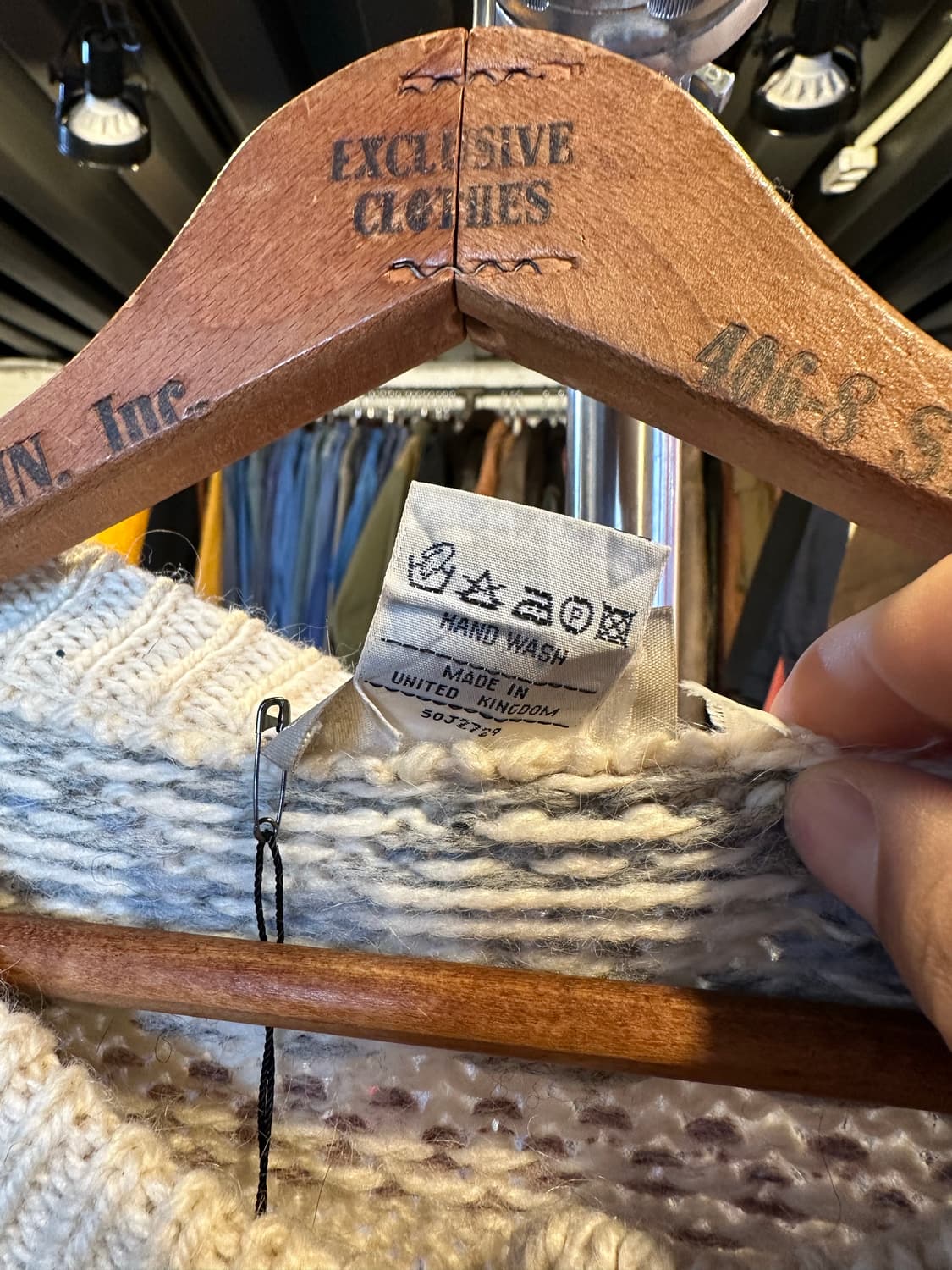 유럽발 Moffat Woollens 헤비 울 에스닉 가디건 상품이미지9